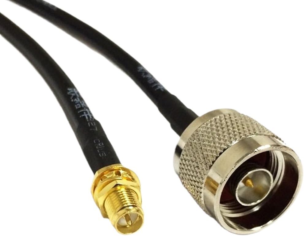 WI/*FI an/te/na 延長ケーブル SMA メスナット/RP リバースジャックスイッチ N タイプオスプラグ ピグテールア