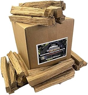 Carolina Cookwood Pizza Oven Wood 12 Inch Naturally Cured White Oak Splits Cooking Wood for Free Standing Ovens 1650 Cubic Inches