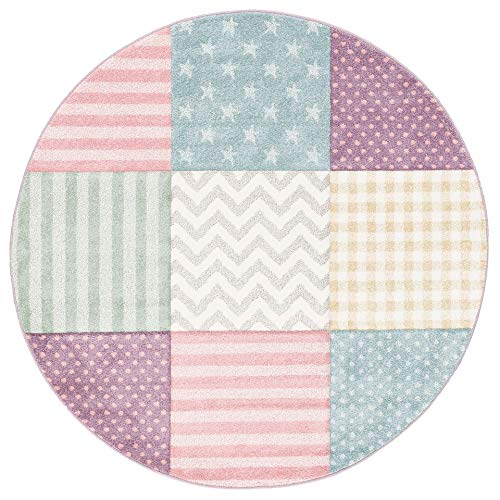 Pergamon Maui Kids Tapis Pour Enfant Motif Flamant Rose Pastel Rose 5