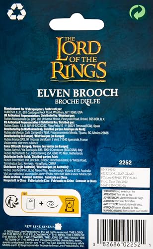 OFFICIALLY LICENSED: Lord Of The Rings Fellowship Elven Leaf Brooch - image 3