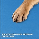 Navaris Kühlmatte für Hunde - Kühlmatte Hund - Selbstkühlende Hautiermatte mit Gel - Kühlmatte für Haustiere - Erfrischung für deinen Liebling - 60 x 90 cm - blau
