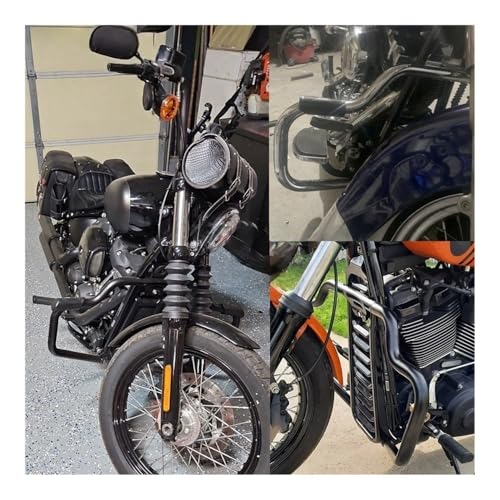 Pare-cylindre de protection moteur Softail FLSTFB chrome haute finition