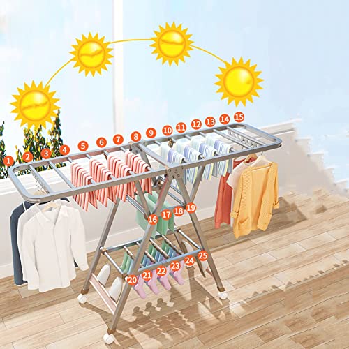 Portant à vêtements pliable pour optimiser les petits espaces - 5
