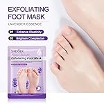 Foot Peel Mask 6 Pack,Foot Spa Foot Care For Women Peel Mask With Lavender For Men And Women Feet Peeling Mask Exfoliating, Callused Foot Mask Peel,Foot Mask For Dry Dead Skin,Remove Dead Skin - Image 2