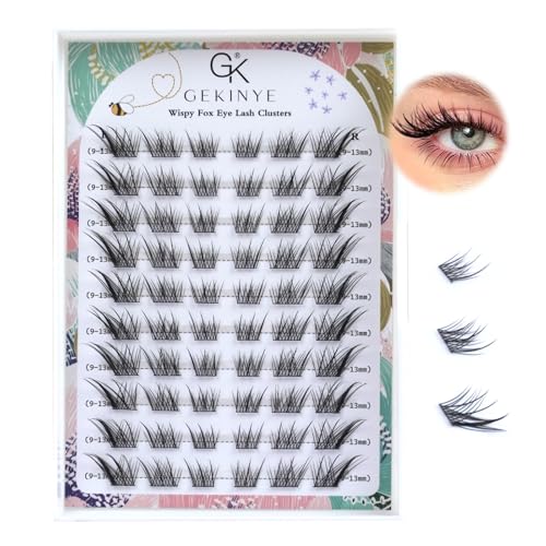 Fox Eye Lash Clusters Wispy – 60pcs DIY Lashes 9-13mm