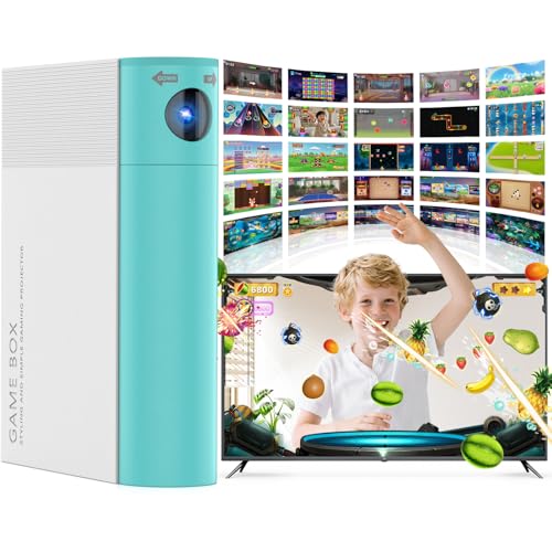 AR Motion Game Console for Kids: Plug and Play TV Video Game System for Indoor Physical Play Interactive Family Fun Game Nights Parties Playtime - Great Gift for Boys Girls (Green&White)