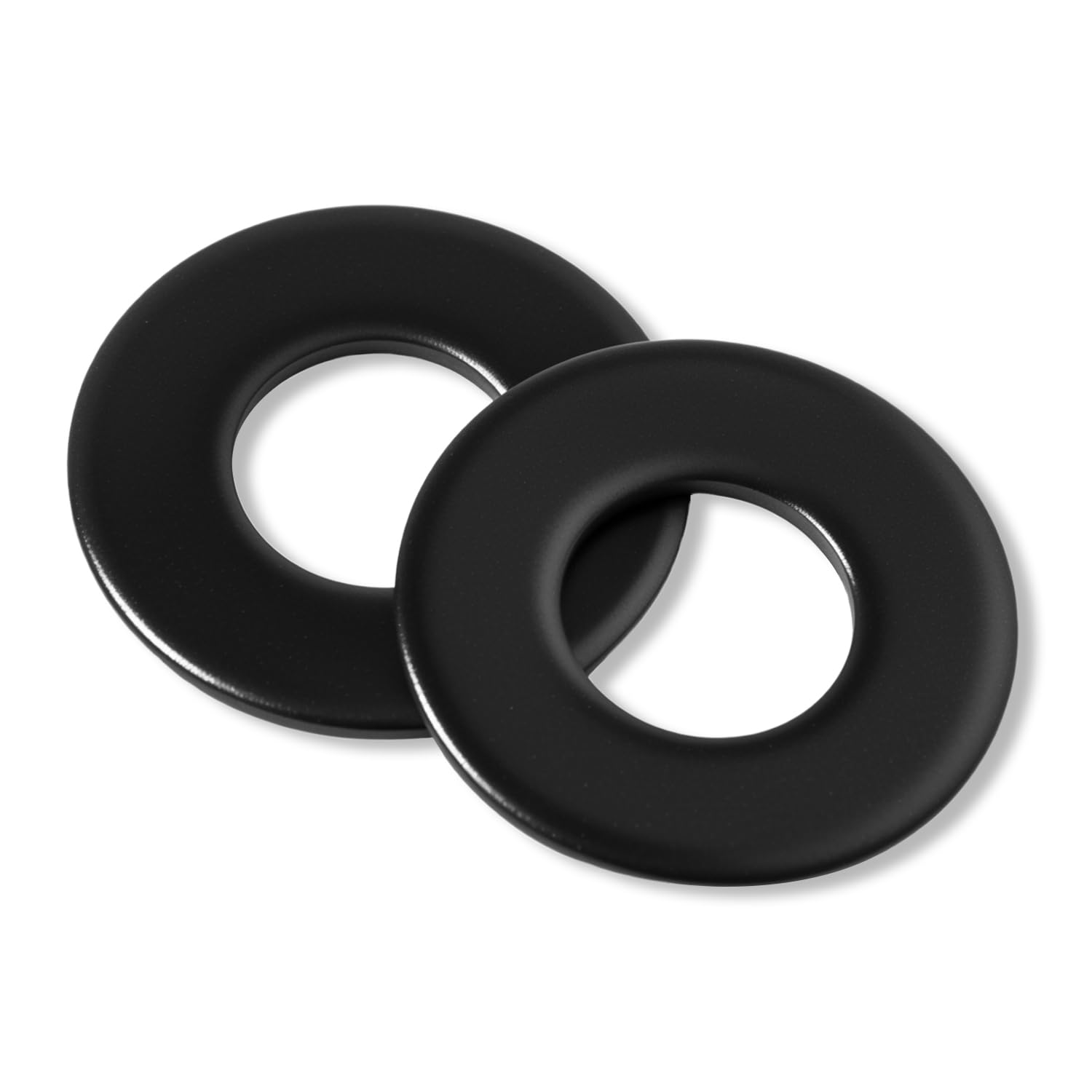 (100 Pack) M6 Black Stainless Flat Washers, Black Oxide 304 18-8 Stainless Steel Washers Metal Washer for Screws and Bolts
