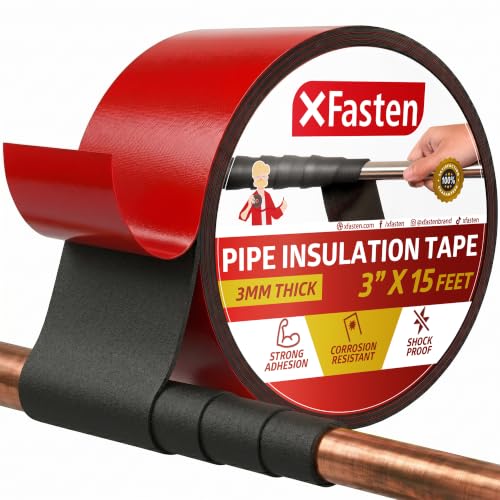 Winterizing a Campervan: The 15-Minute Checklist That Prevents Big Damage 5 XFasten Foam Pipe Insulation Tape 3 Inch x 15 Feet Heavy-Duty AC Line Insulation Outdoor Pipe Wrap Tape AC Pipe Insulation Outdoor Pipe Insulation Wrap Tape HVAC Line Insulation Pipe Wrap Around Tape