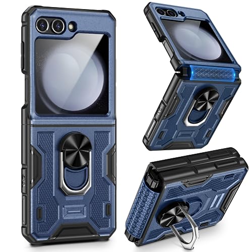 VEGO for Galaxy Z Flip 5 Case Samsung Z Flip 5 Case with Screen Protector