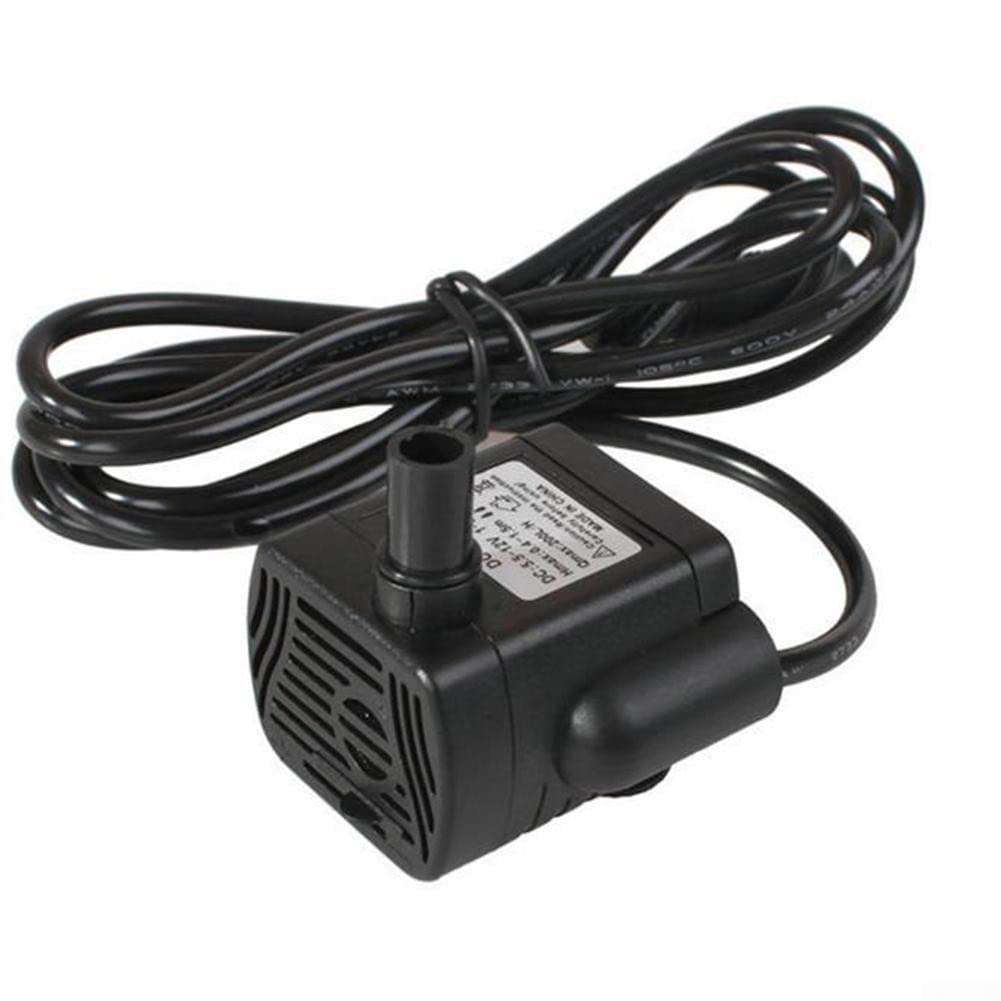 Solar Fountain Pump, Solar Water Pump,Solar Power Amphibious Small Submersible Water Pump for Aquarium Fountain Pond(DC5.5V~12V)