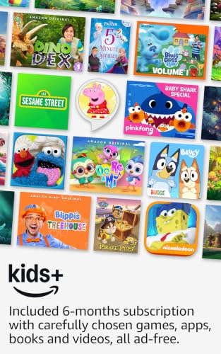 Amazon Fire HD 8 Kids tablet  ages 3-7. With bright 8 HD screen. Includes ad-free and exclusive content, parental controls and 13-hr battery, 32GB,
