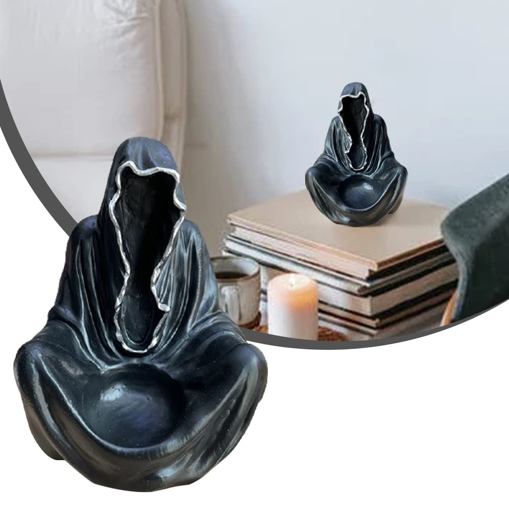 Présentoir Boule De Cristal Forme Lune Ou étoile - Résine Solide Déco Bureau Maison - Support Pour Boule 5-10 Cm - 3