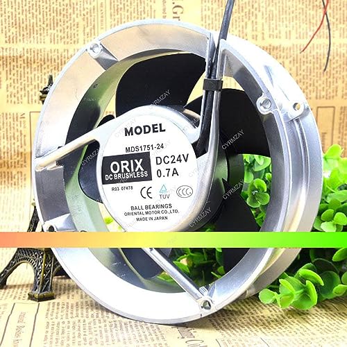 Ventilateur compatible ORIX MDS1751-24 de 17cm de qualité supérieure pour refroidissement durable