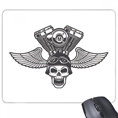 Tapis de souris Skeleton Moto beatChong avec base en caoutchouc premium de qualité supérieure