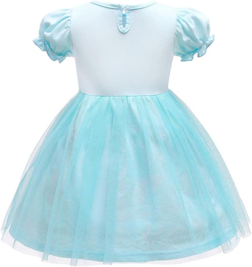 Dressy Daisy Princess Dress Up Clothes Halloween Fancy Party Tulle Skirt Summer Outfit for Baby & Toddler Girls