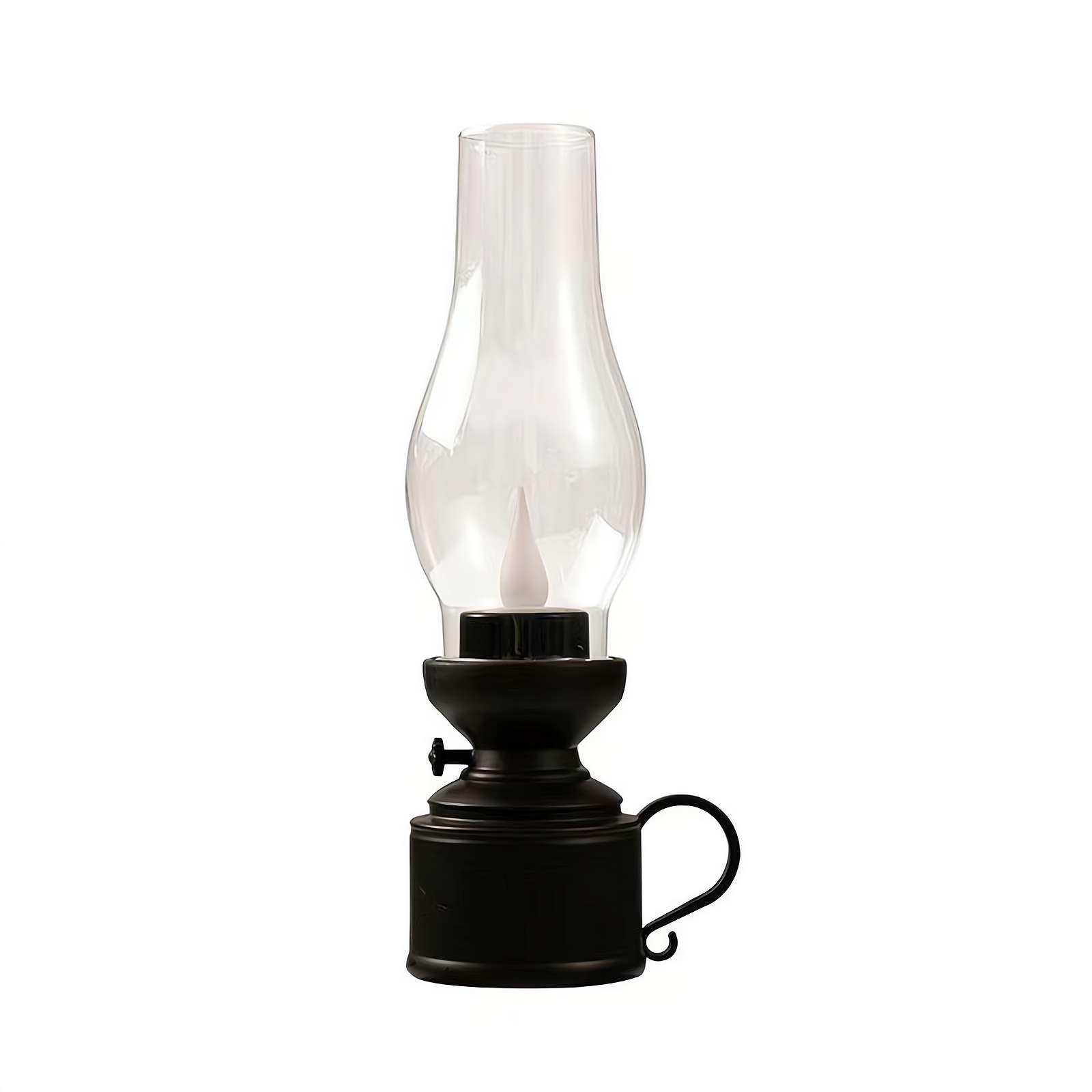 Led Vintage Kerosene Lamp,Flameless Battery Operated Oil Lamp Lantern,Retro Table Lamp Barn Lantern for Indoor Use Home Decor Emergency Lighting Patio Decoration