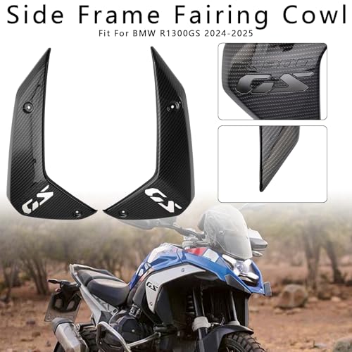 Topteng Habillage latéral du Cadre, Protections de carénage, Cache radiateur, adapté pour BMW R1300GS 2024-2025 Carbone – vue 2