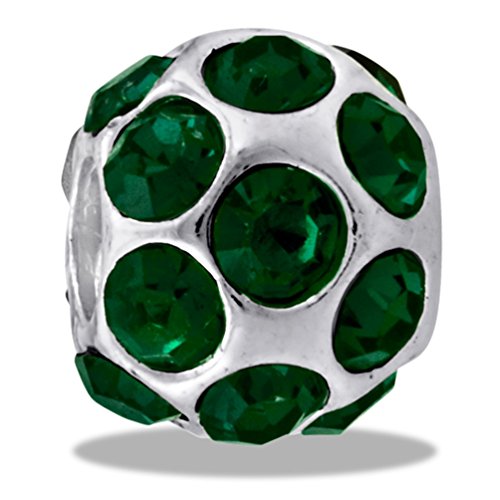 DaVinci Bead May CZ Ball Birthstone - Jewelry Bracelet Memories Beads DB35-1-DAV