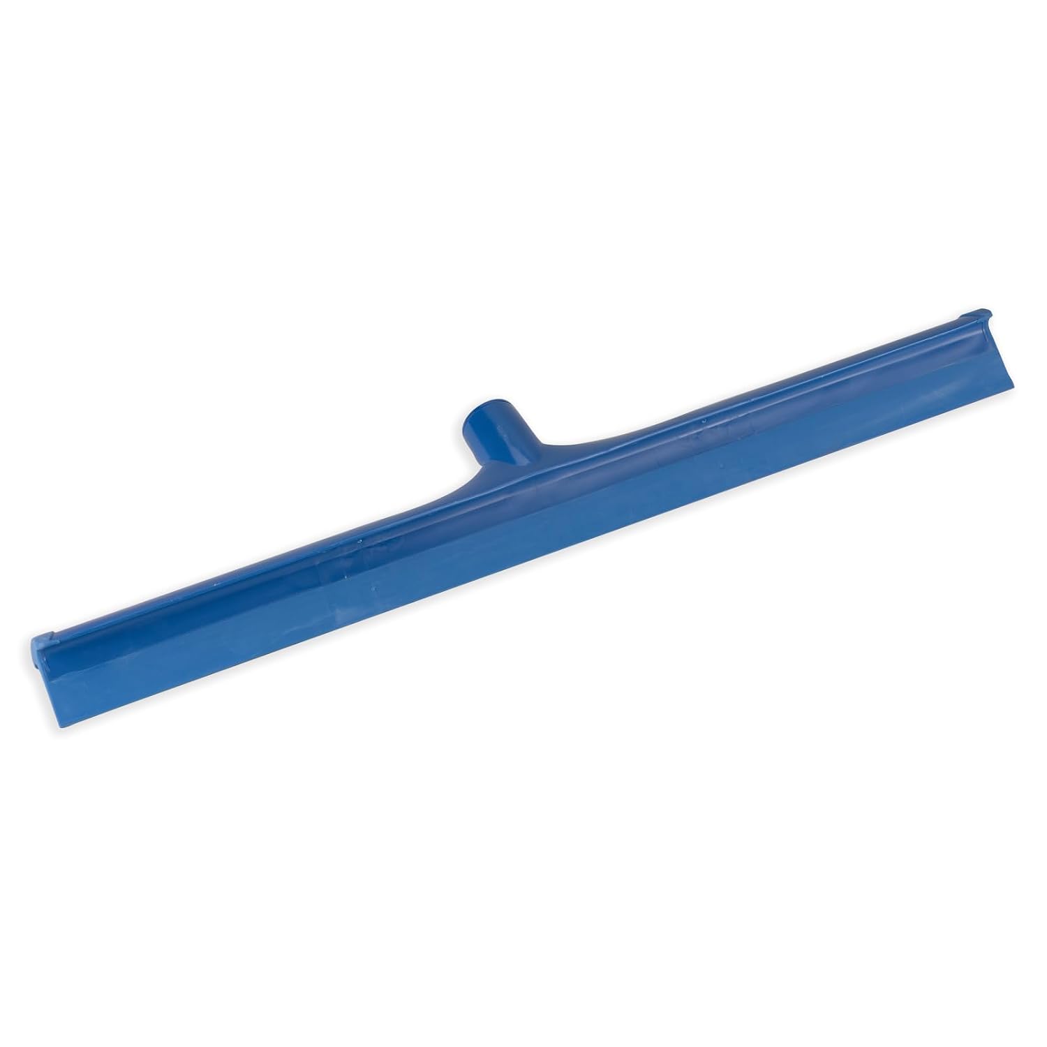 SPARTA 24" Floor Squeegee Replacement Head, Seamless Rubber with Rust-Free Plastic Frame for HACCP Compliance, Heavy-Duty Industrial Use, Thermoplastic Rubber, 24 Inches, Blue