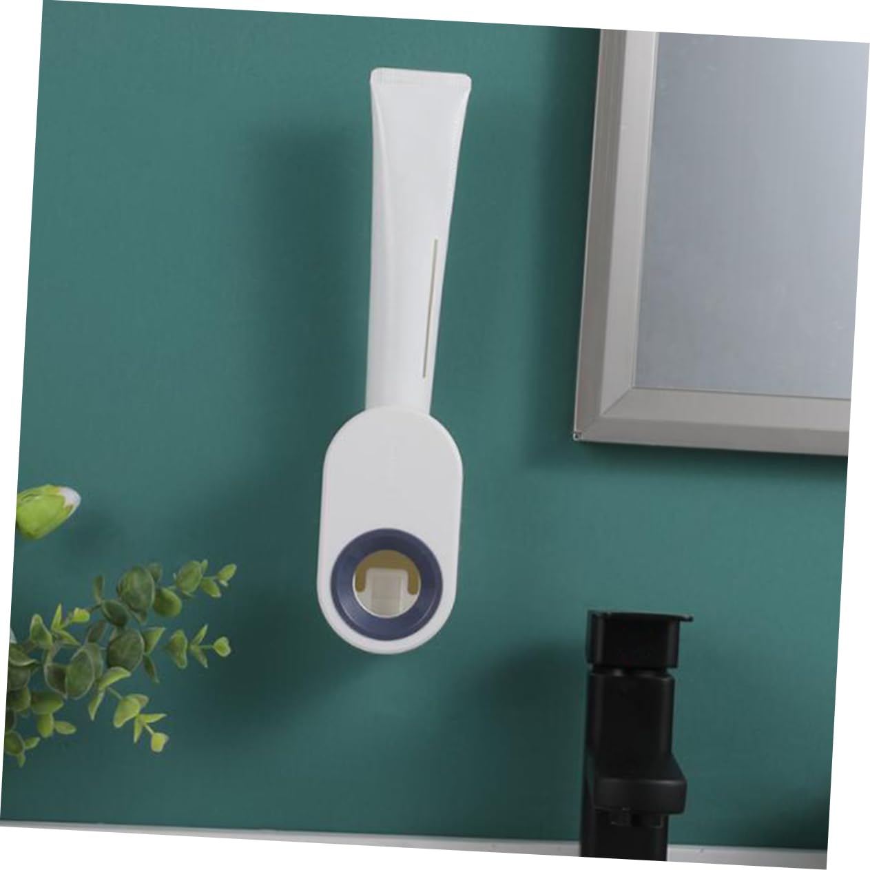 FONDOTIN Toothpaste Dispenser Auto Squeezer for Boys and Girls Wall Mount Holder Safe for Home Wall Decor