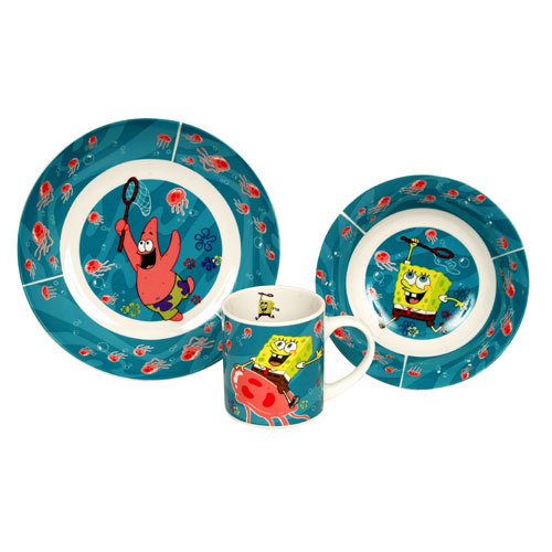 POS Handels 62412 - SpongeBob Kinderset (Unterwasser blau)