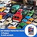 Tatuo 24 Pcs Protector Packs Compatible with Hot Wheels Model Car Clamshell Cases Plastic Display Protective Case Clear Die Cast Car Blister Pack Covers, 7.5 x 5 x 2 Inch