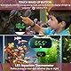 LOFICOPER LED Aquariumthermometer, Kabelloses Digital Marine Thermometer mit ℃/℉, LED-Touch Display, Wasser Thermometer für Süßwasser, Meerwasser - Schwarz