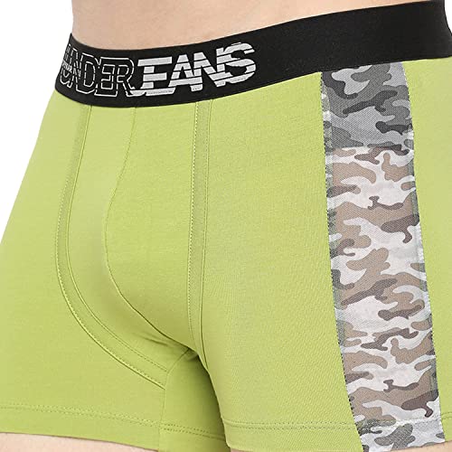 Image of Underjeans Men's Cotton Blend Regular Fit Trunk