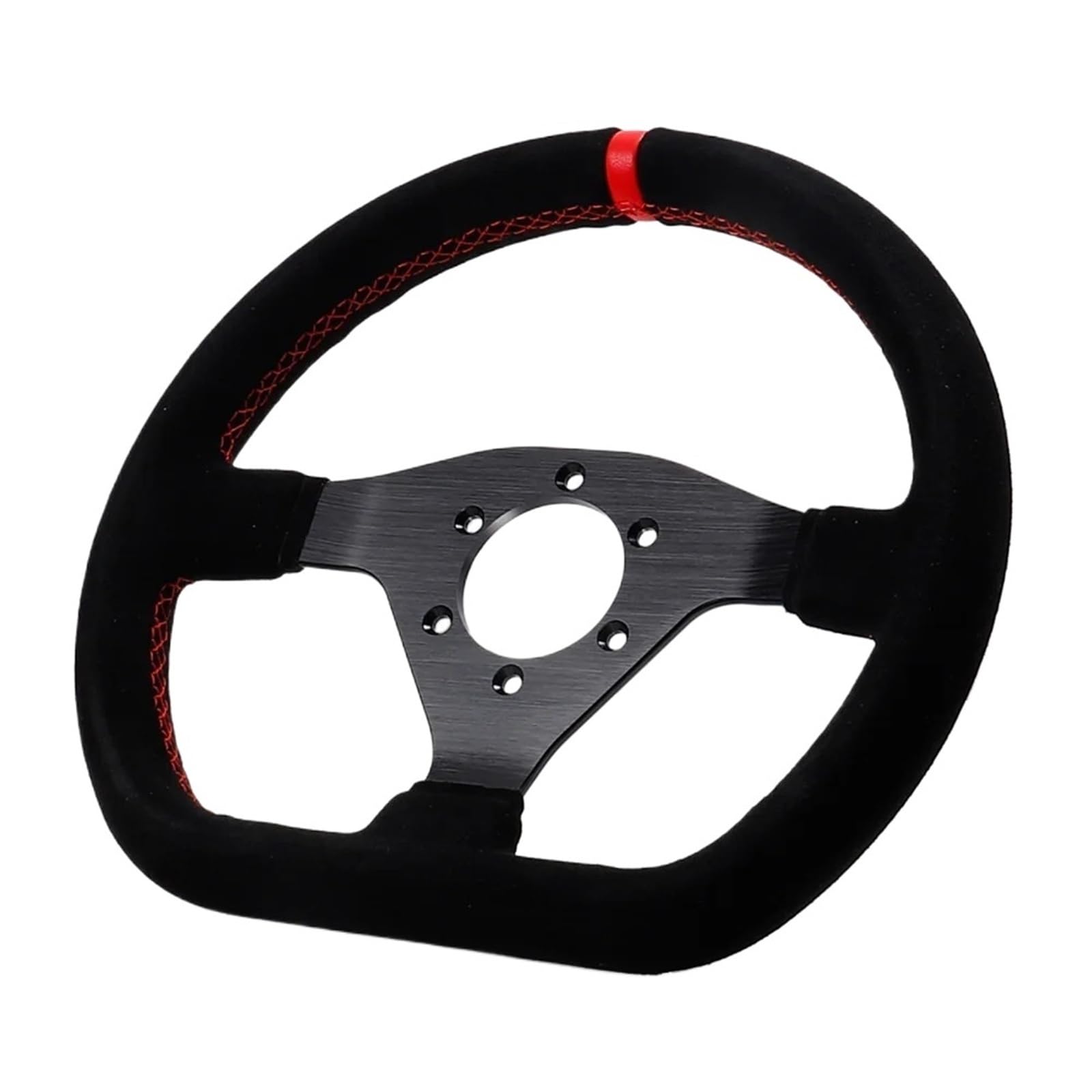 Générique Volant en daim plat 300 mm PC Racing 70 mm PCD
