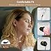 3.5mm Wired Sleep Earbuds Headphones with Microphone, Soft Earphones for Sleeping, Dual-Layer Noise Isolation, HiFi Sound, Ultra-lightweight, Ideal for Sleeping, Snoring, Insomnia & Travel