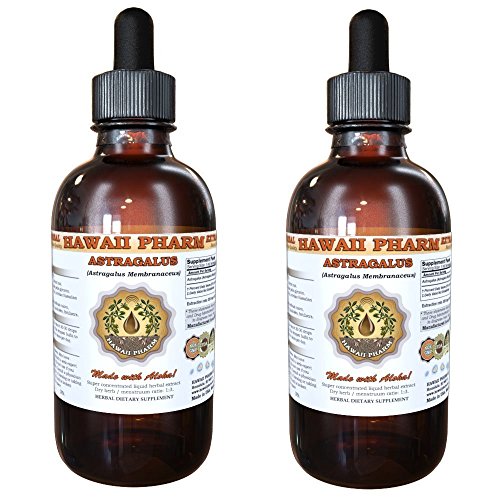 Astragalus Liquid Extract, Organic Astragalus (Astragalus membranaceus) Dried Root Tincture 2x4 oz