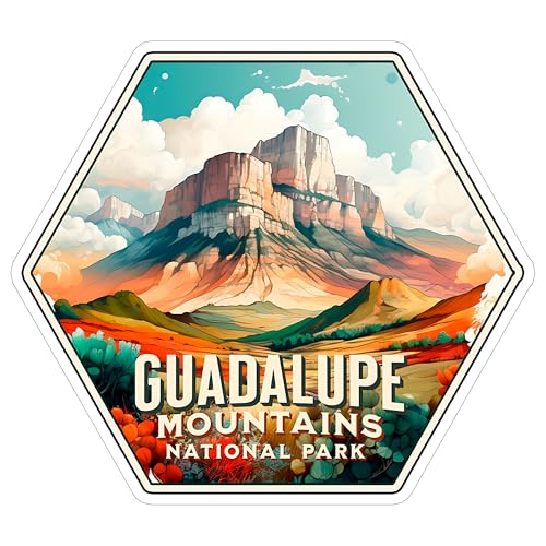 Guadalupe Mountains National Park Texas Sticker 4 Inch Travel Souvenir