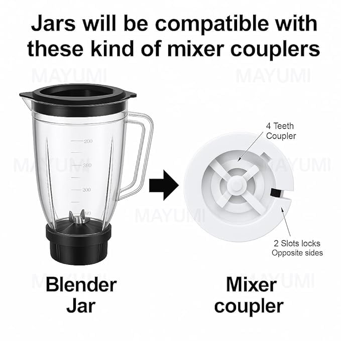 Generic Juicer Jar 1500ML Pack of 1 - Image 4