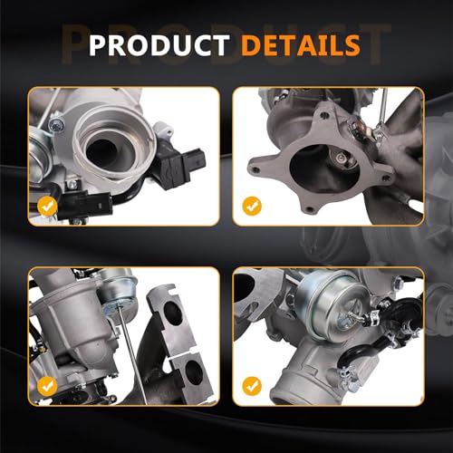 image for Bapmic 06J145713L Turbo Turbocharger K03 Compatible with VW Jetta Pass