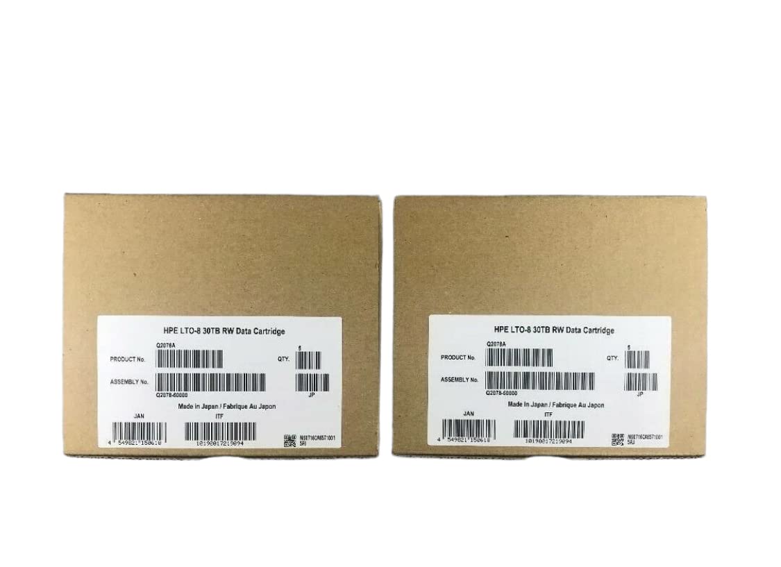 Q2078A HPE LTO 8 10 Pack of Data cartridges