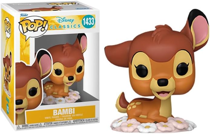 Figura Funko Pop oficial de Funko Pop Bambi 80 aniversario + protector: Pop! Figura de vinilo de Disney Classics (juego de regalo incluido con estuche protector de caja ToyBop) (Bambi) en Amazon