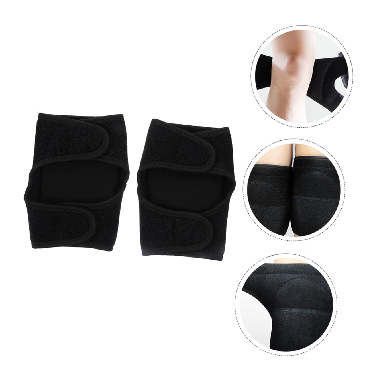 BRIGHTFUFU 1 Pair Knee Brace for Knee Support Anti Slip Knees Protective Comfortable Eva Sponge Padding for Adults Boys and Girls