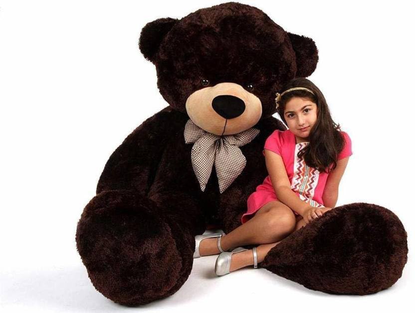 Teddywala Charming 3-Foot Chocolate Brown Teddy Bear: Soft and Cuddly Companion for All Ages