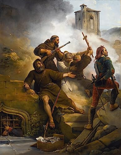 Affiche impression prints toile Saragosse Horace Vernet salon