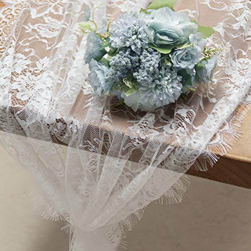 RUSPEPA Tessuto Rustico in Pizzo Bianco - Tessuto