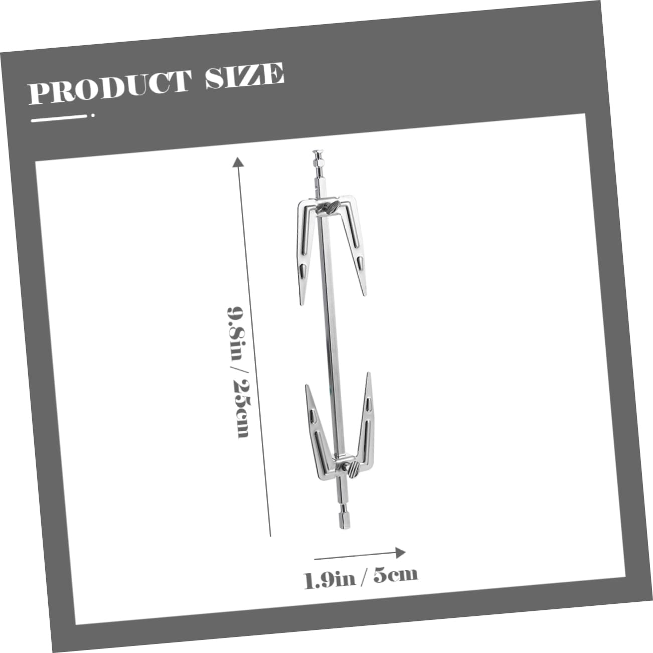 Abaodam 3pcs Stainless Steel Air Fryer Bbq Forks Rotating Meat Forks for Outdoor Grilling Accessories for Electric Oven Air Fryer Easy to Clean and Use for Bbq Parties