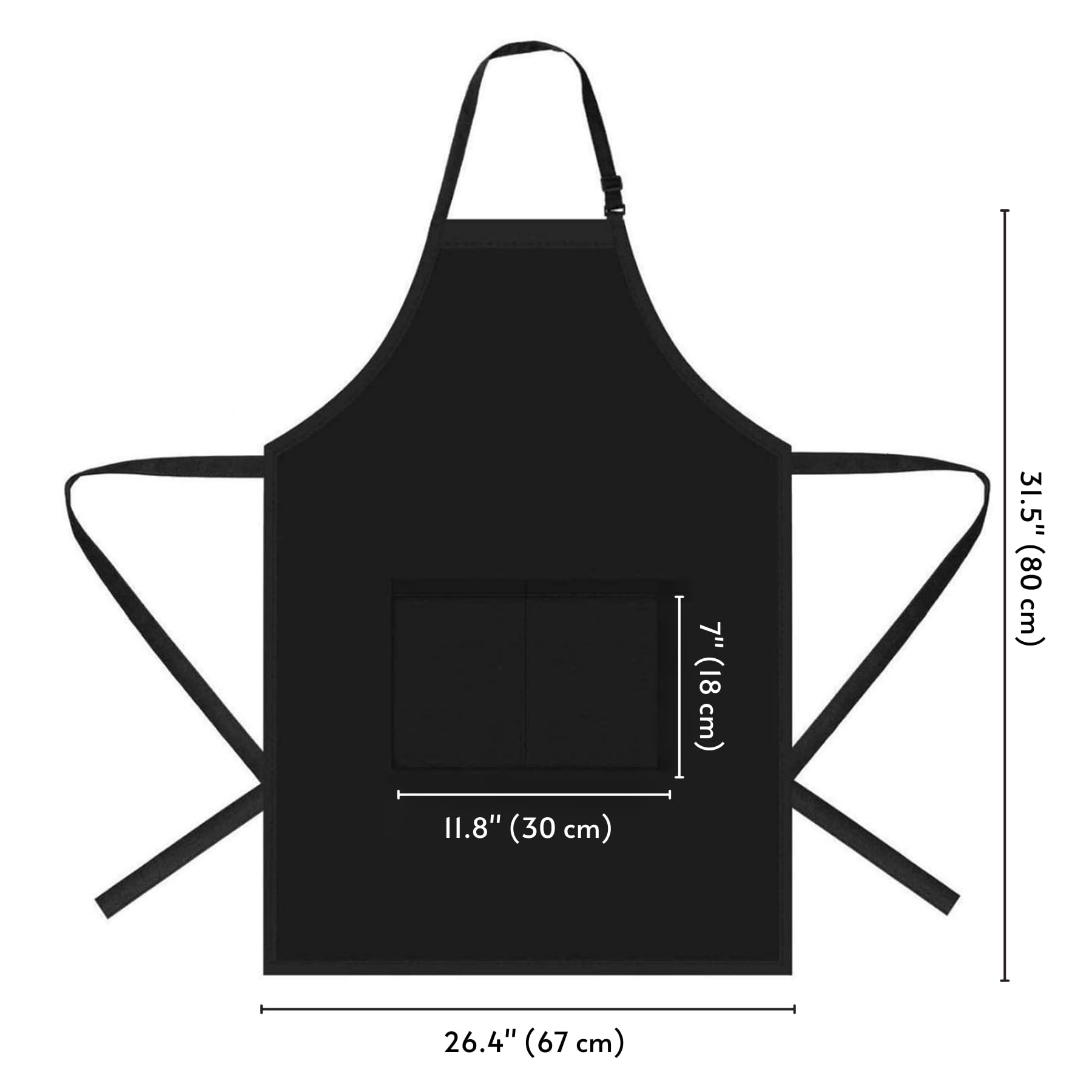 SAIONJI Don't Worry I Can Do This I Watched a TikTok Video Funny Apron – Adjustable, Gabardine Kitchen Apron with Pockets for Cooking, Grilling – Ideal Gift for Food Lovers