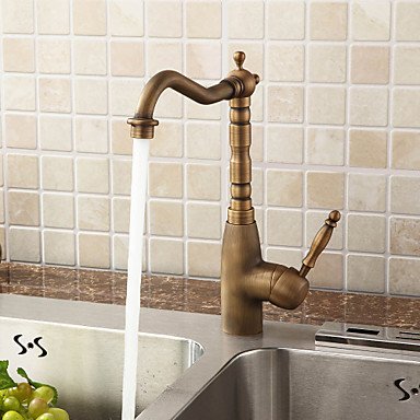 Edward Elric centerset rubinetto in ottone antico