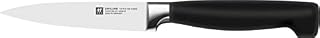 ZWILLING 31070-101-0 FOUR STAR nóż do obierania, 10 cm, srebrny/czarny