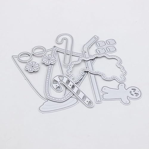 Miniatura 2 de KSCRAFT Plantillas de troqueles de corte de metal para manualidades, álbumes de recortes, decoración en relieve, tarjeta de papel DIY