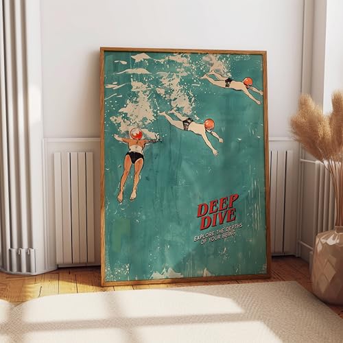 Impression d'art mural de plongée sous-marine Wallbuddy 30x40
