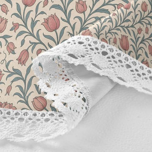 Nappe de table William Morris en dentelle de qualité supérieure réutilisable - 4