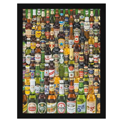Poster encadré Bouteille de bière Pyramid International 40x30 cm multicolore pour décoration