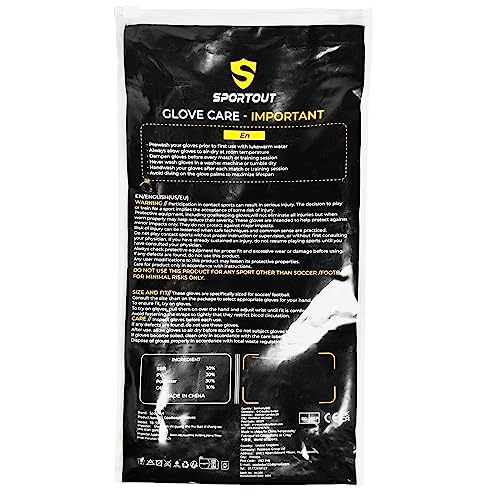 Sportout Goalie Gloves, Goalkeeper Gloves With Finger Protection, Soccer Gloves thumb #7