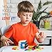 TOYAMBA 3x3 Brick Speed Cube with Building Blocks, Mini Toy & Brick Separator Included, Compatible with Lego Cube, Educational Toy (White)